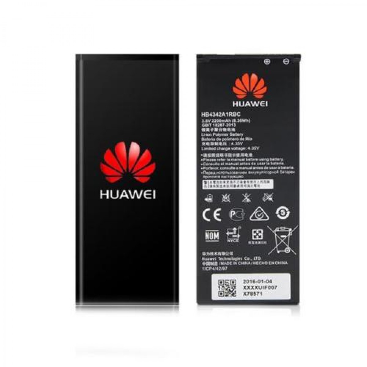 Huawei baterie HB4342A1RBC, Huawei Honor 4A, Y5 II, Y6 2200mAh Li-Ion originálna