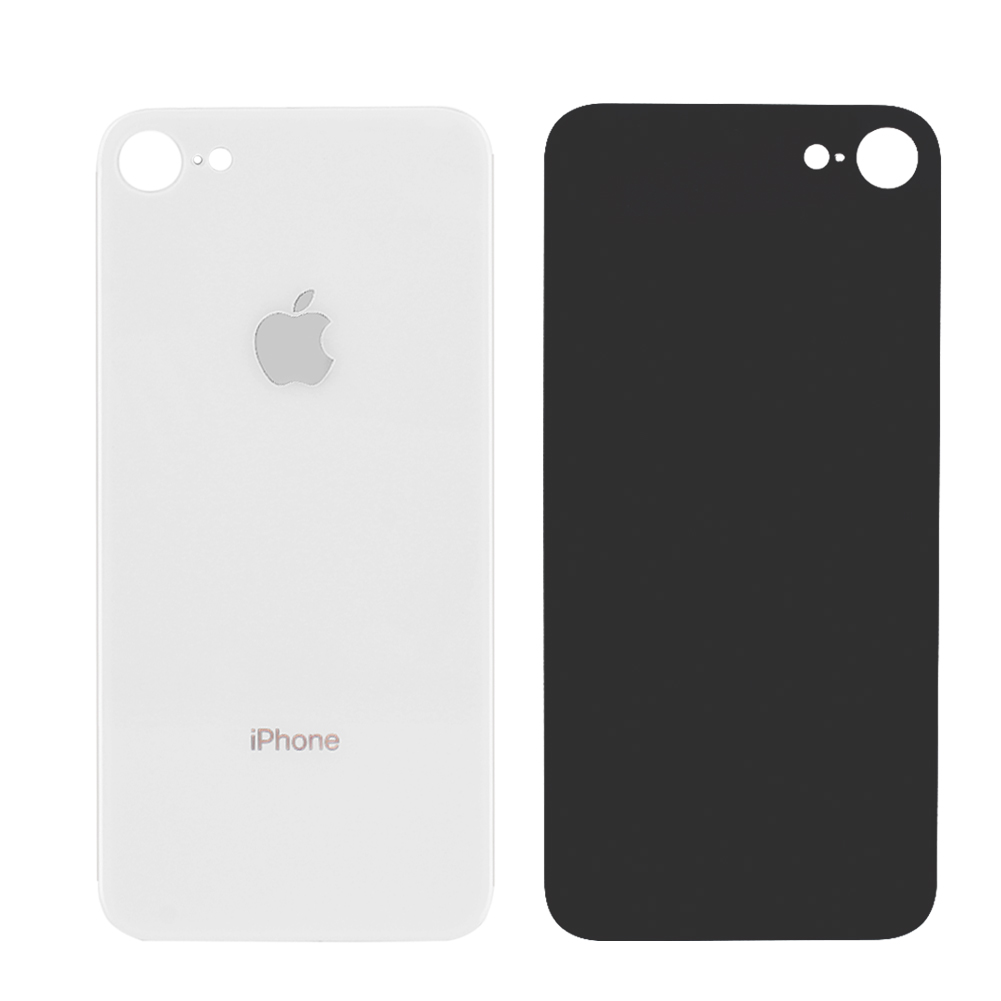 iPhone 8 batériové sklo biele 
