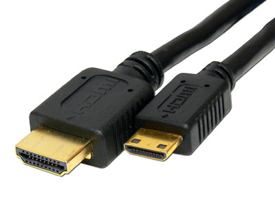 Mini HDMI - HDMI prepojovací kábel 1,8m