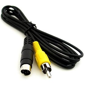 4-pin mini-DIN S-Video - RCA prepojovací kábel 1,5m