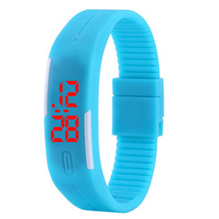 Led silikónové hodinky