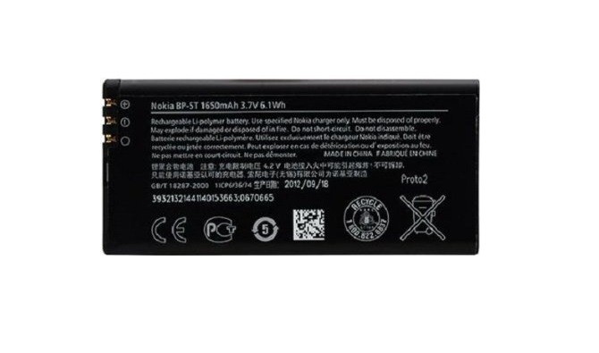 Nokia BP-5T Li-Pol batéria 1650 mAh, Lumia 820 825 ORIGINÁL